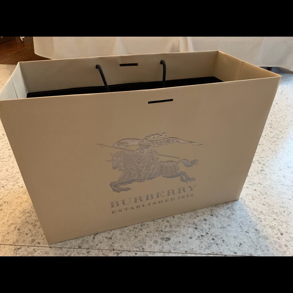 Large Burberry Store Bag